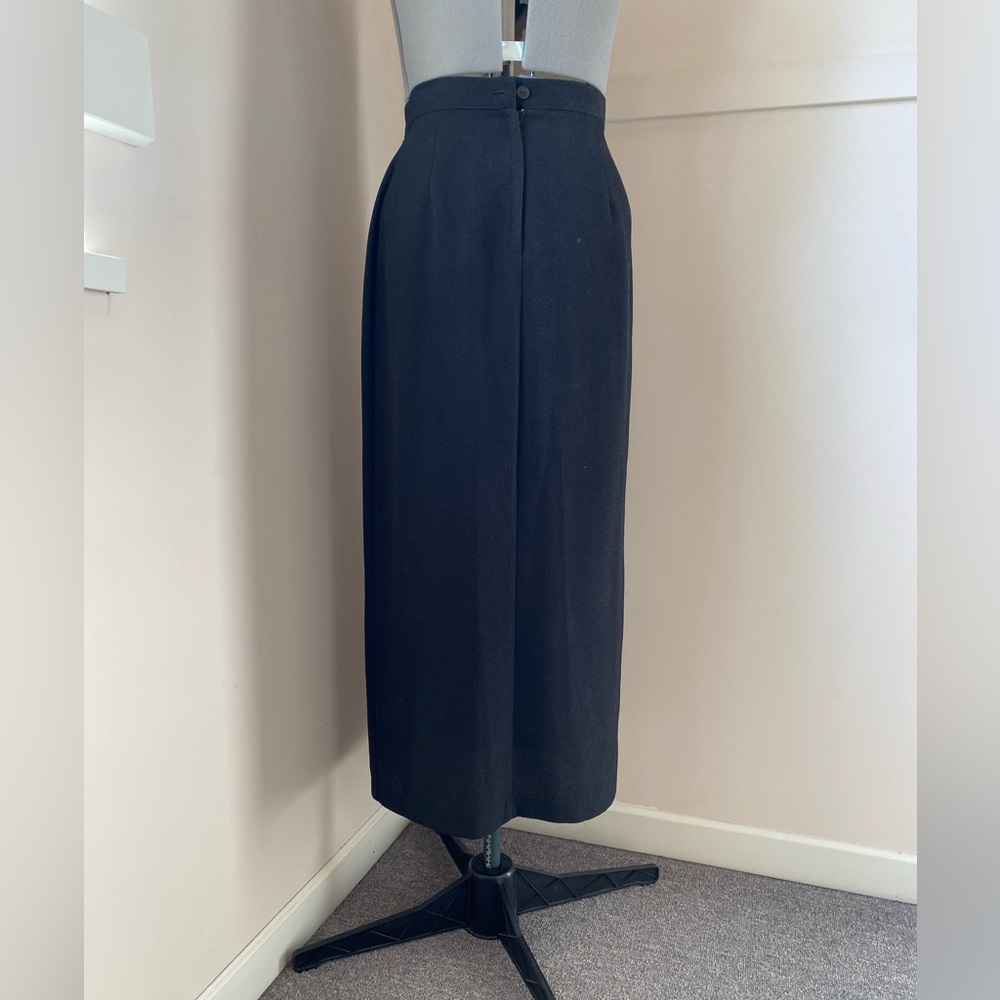 Daniel Laurent Black Womens Pencil Maxi Skirt size medium